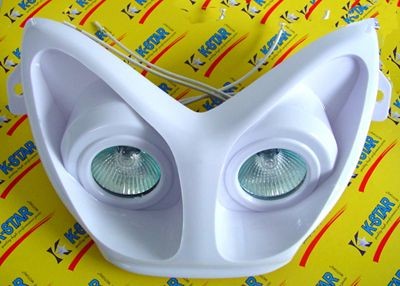 koplampunit Aerox halogeen wit (geen glas)